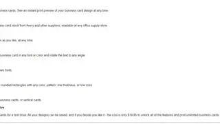Visual Business Cards screenshot
