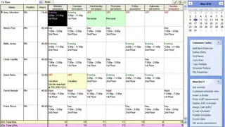 Visual Staff Scheduler Pro screenshot