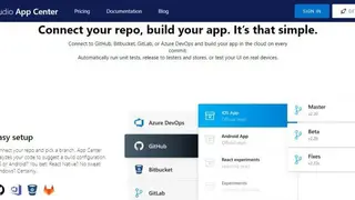 Visual Studio App Center screenshot