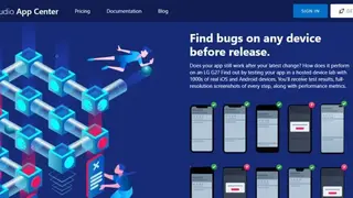 Visual Studio App Center screenshot
