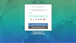 visualCaptcha screenshot