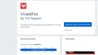 VivaldiFox screenshot