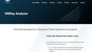 VMRay Analyzer Platform screenshot