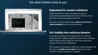 VMRay Analyzer Platform screenshot