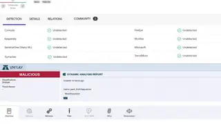VMRay Analyzer Platform screenshot