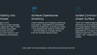 VMware AppDefense screenshot