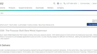 VMware ESXi screenshot