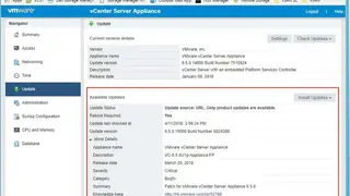 VMware vCenter screenshot