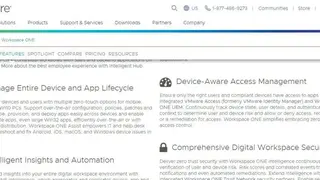 VMware Workspace ONE screenshot