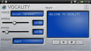 Vocality Text To Speech screenshot