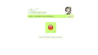Vocaroo screenshot