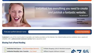 VodaHost screenshot