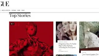 Vogue screenshot