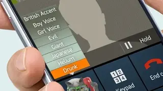 Voice changer during call screenshot