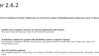 Voice Finger screenshot