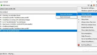 VoiceMacro screenshot