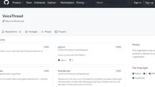 VoiceThread screenshot