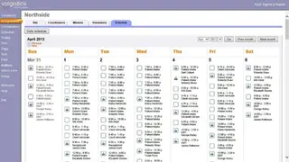 Volgistics screenshot
