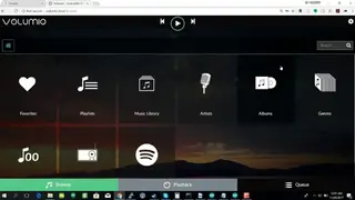 Volumio screenshot