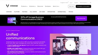 Vonage Business Communications screenshot
