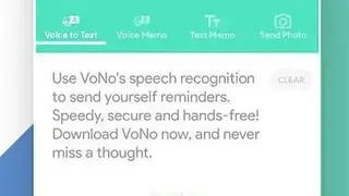 VoNo Voice-to-Text Notes Speech Notes Text Memos screenshot