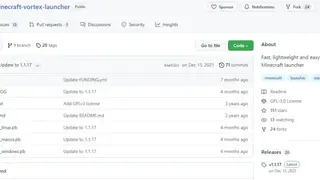 Vortex Minecraft Launcher screenshot