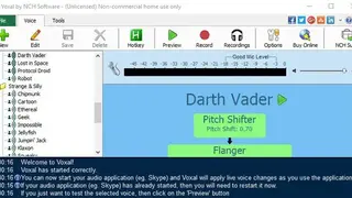 Voxal screenshot