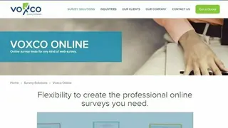 Voxco Online screenshot
