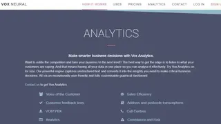 VoxLytics screenshot