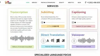 Voxtab Transcription screenshot