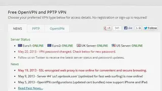 VPNBook screenshot
