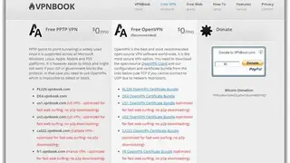 VPNBook screenshot