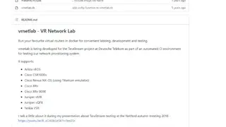 VR Network Lab screenshot