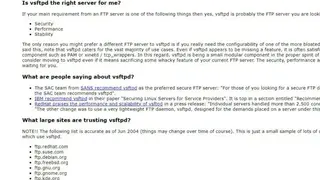 Vsftpd screenshot