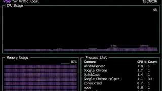 Vtop screenshot