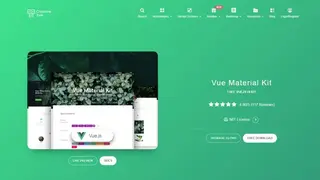 Vue Material Kit screenshot