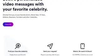 Vueniiq – Personalised video messages from celebs screenshot