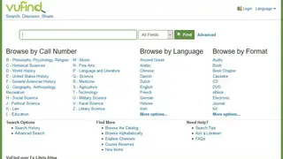 VuFind screenshot