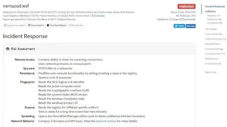 VxStream Sandbox screenshot
