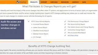 Vyapin NTFS Change Auditor screenshot