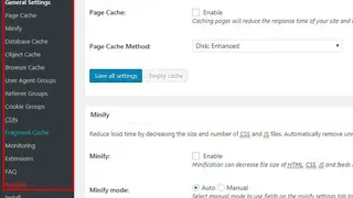W3 Total Cache screenshot