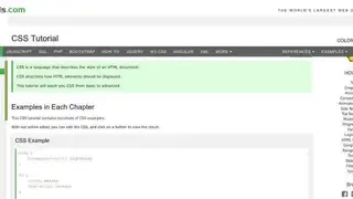 W3Schools screenshot