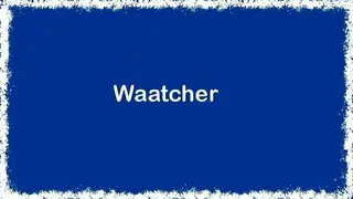 Waatcher screenshot