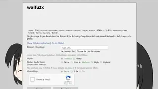 Waifu2x screenshot