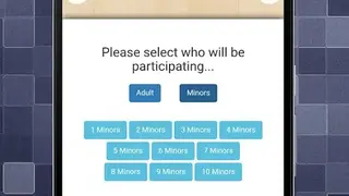 Waiver Electronic screenshot