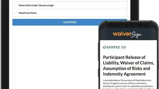 WaiverSign screenshot