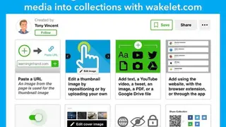 Wakelet screenshot
