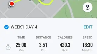 Walking App screenshot