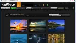Wallbase screenshot