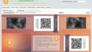 WalletGenerator screenshot